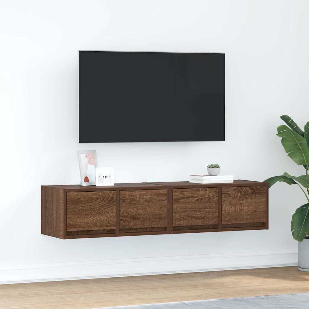 vidaXL TV-Schrank TV-Schränke 2 Stk. Braun günstig online kaufen
