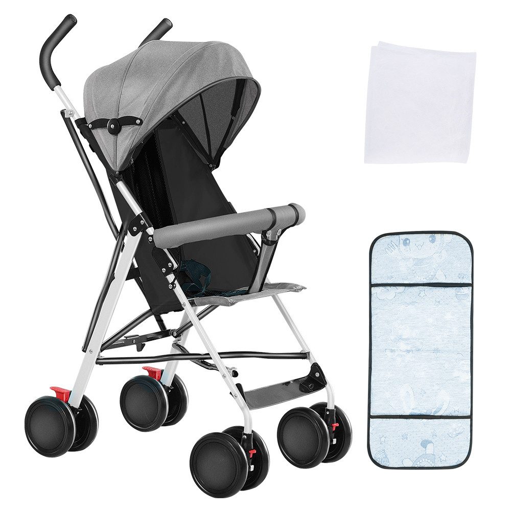 JEOBEST Kinder-Buggy Baby Kinderwagen, Klein Zusammenklappbar Reisebuggy, 0–3 Jahre, Ultra Leicht - nur 4.5 kg, kompakter Buggy
