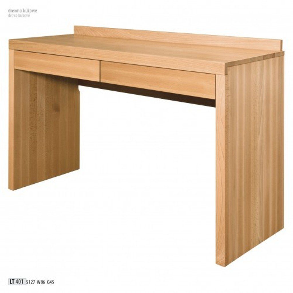 Schminktisch Tisch Konsolentisch Holz Schreibtisch Echtes JVmoebel Schreibtisch,