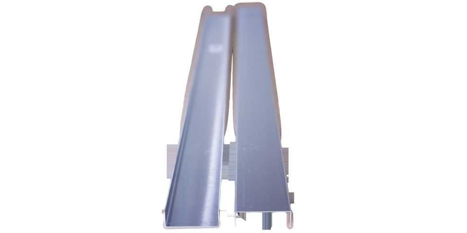 Sarei Haus- und Gartentechnik Profil Sarei U-Profil HG17 1000 x 85 x 20 mm natur