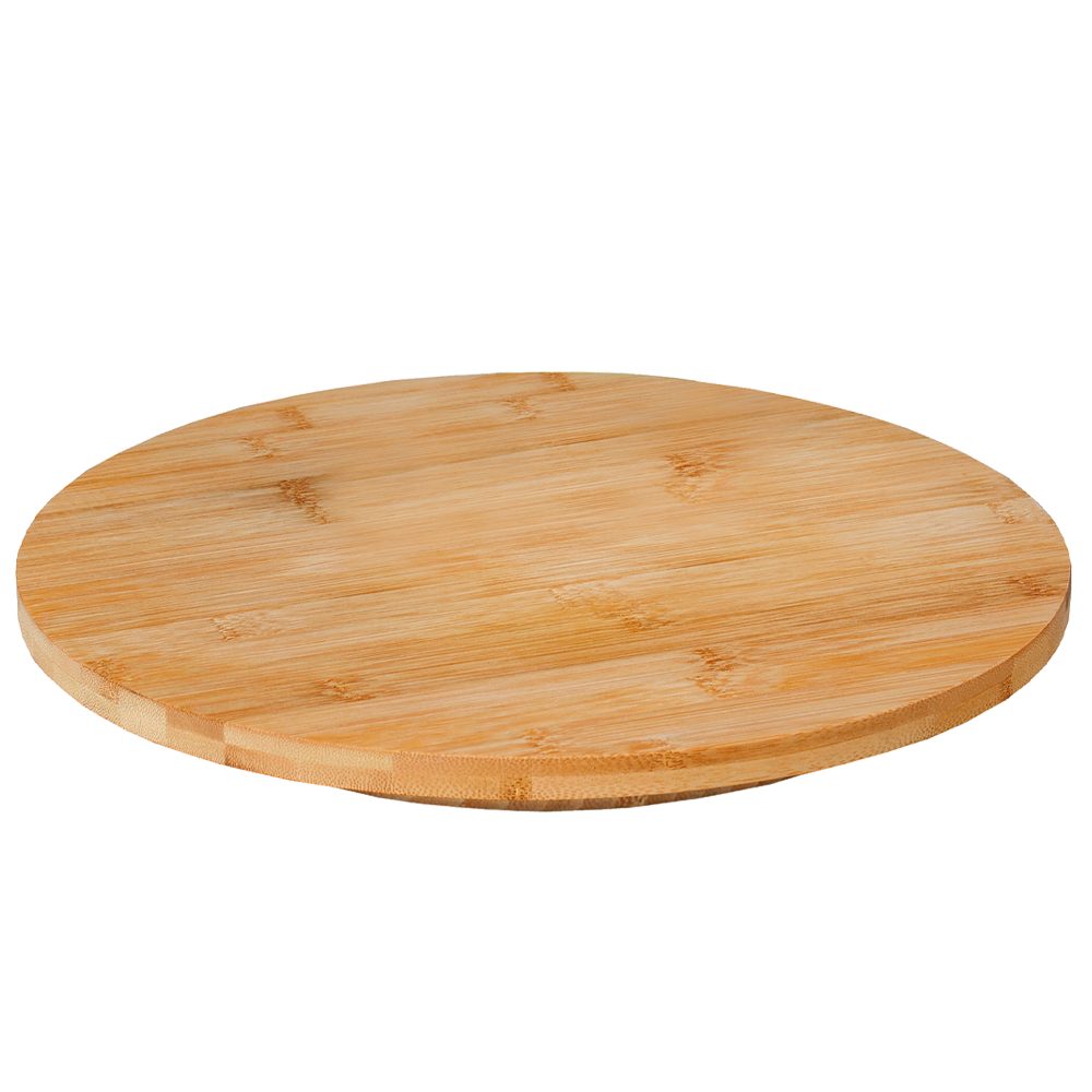 KESPER® Servierbrett Dreh- und Servierplatte, Bambus, FSC, Bambus, (1-St), zum Drehen