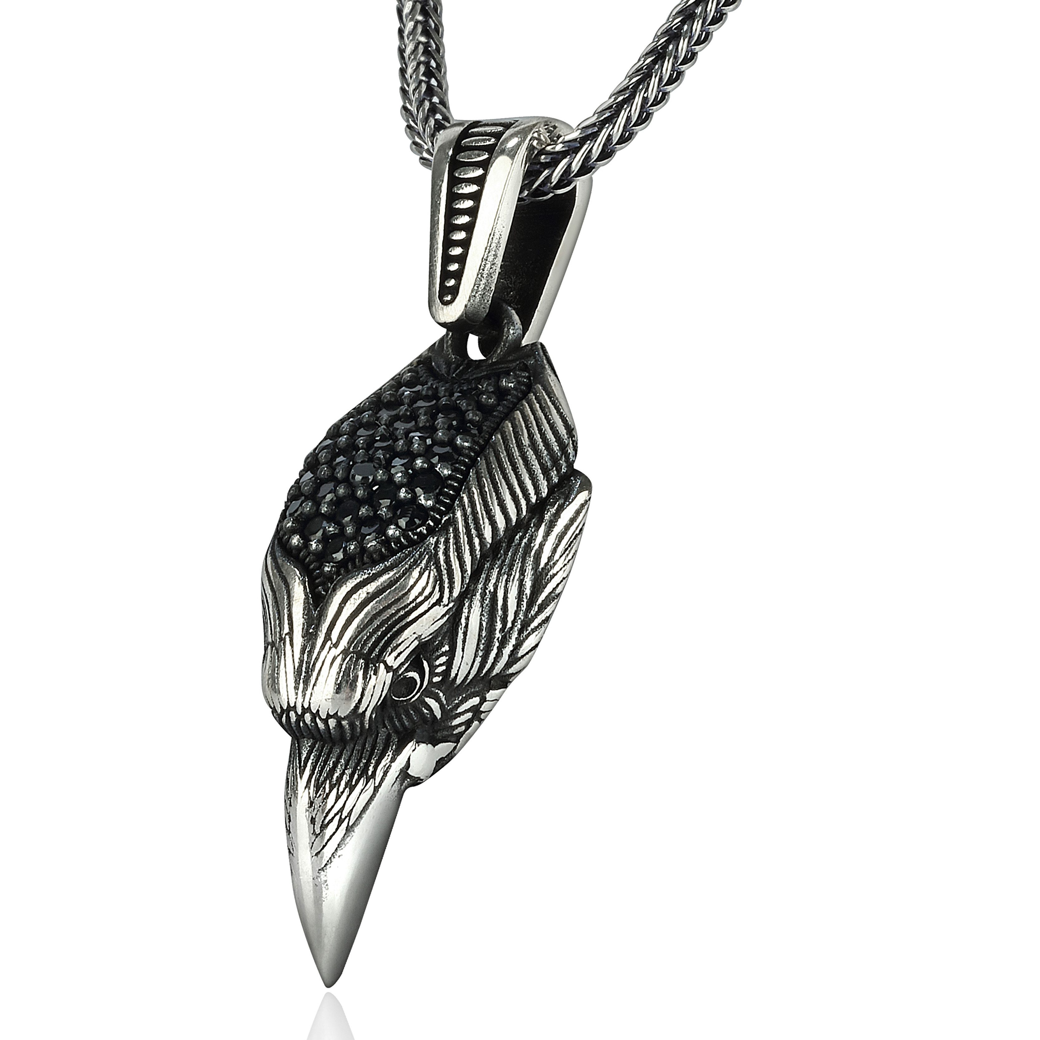 NAHLE Kette mit Anhänger Silber Adler günstig online kaufen