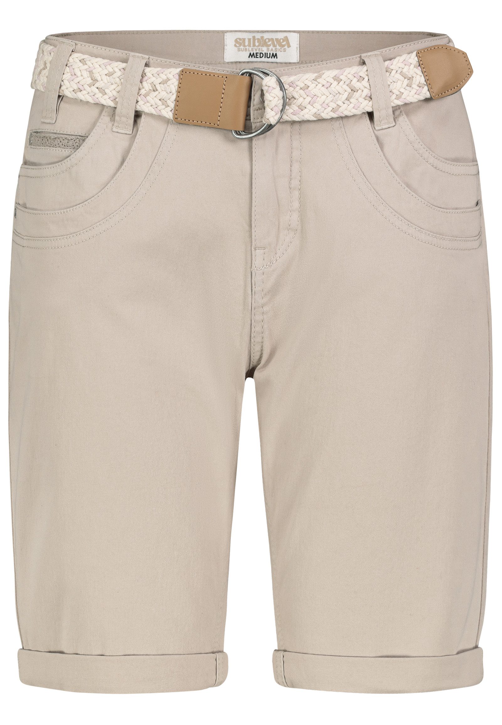 SUBLEVEL Bermudas Stretch Twill Chino Bermuda günstig online kaufen