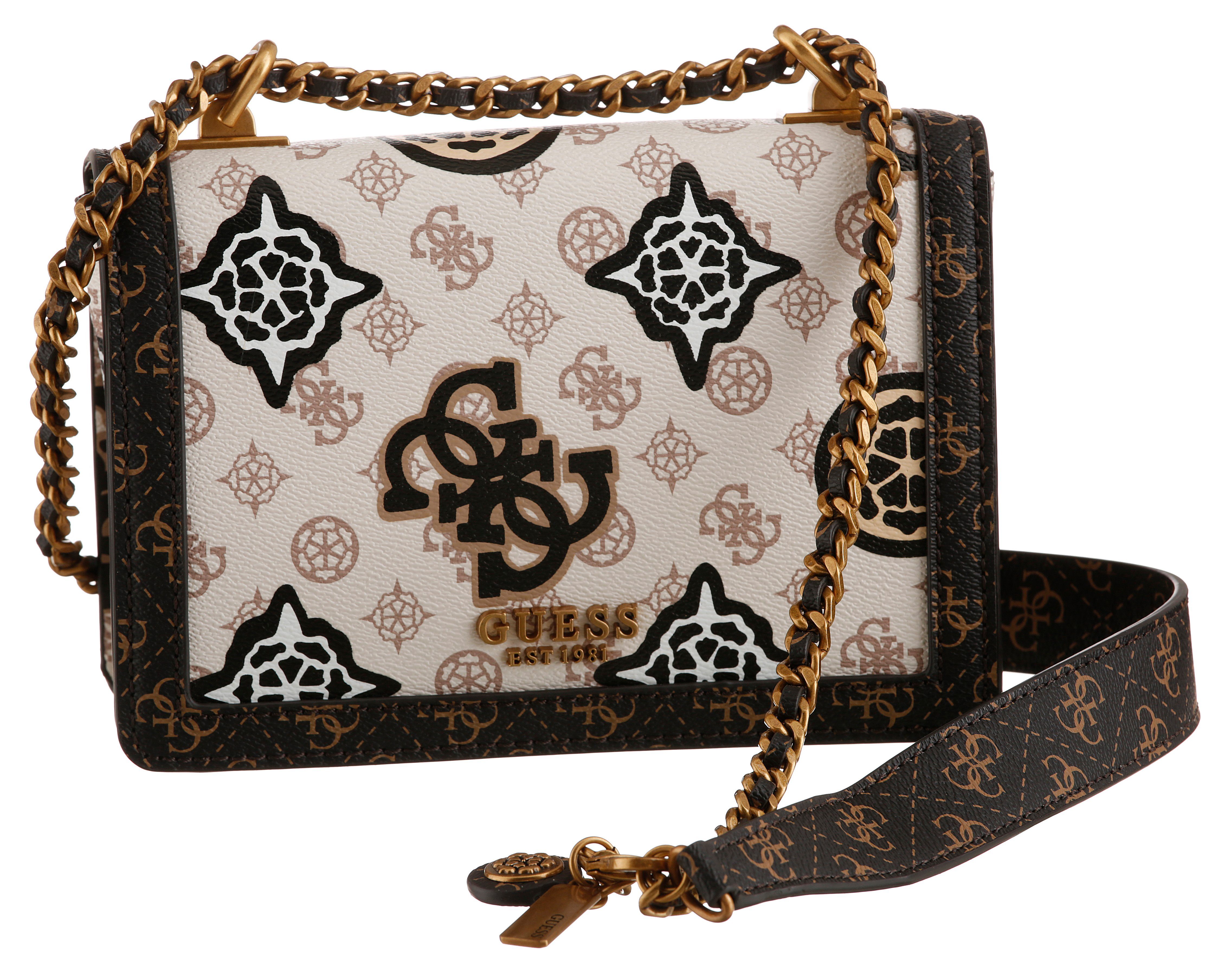 Guess Mini Bag ABEY CONVERTIBLE XBODY FLAP, mit Logoprint