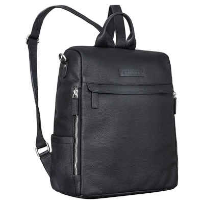 STILORD Notebookrucksack "Tarik" Diebstahlsicherer Rucksack Leder