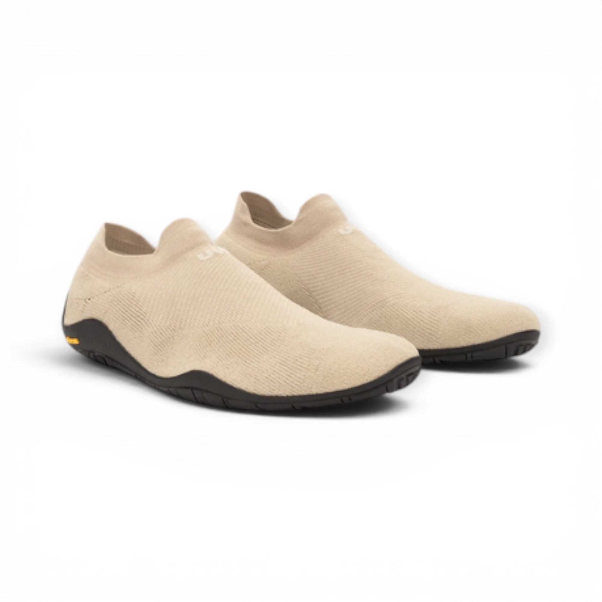UYN Dunia Mid (nahtlos, leicht) beige/schwarz Barfußschuh