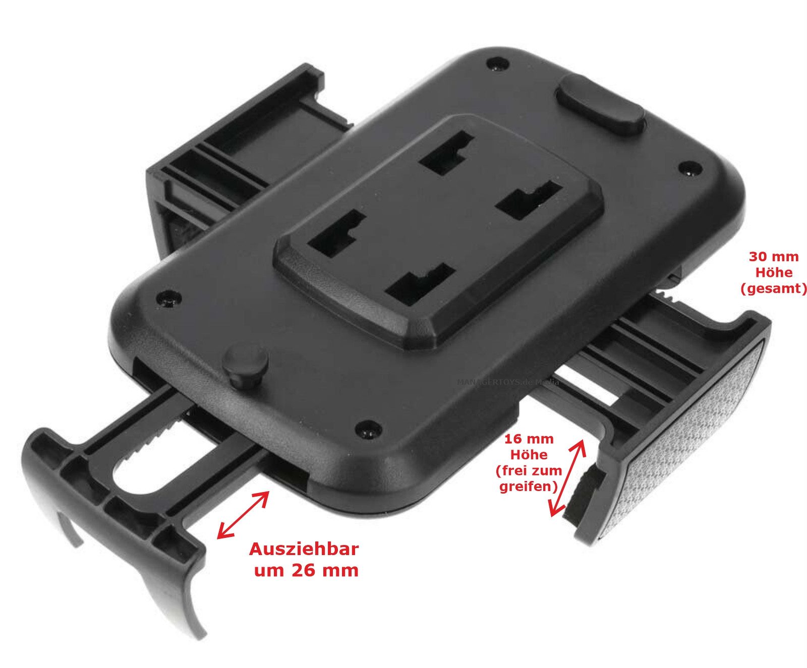 HR GRIP Phone Holder for Bicycle, E-Bike, Motorcycle, Universal Smartphone Handlebar Mount