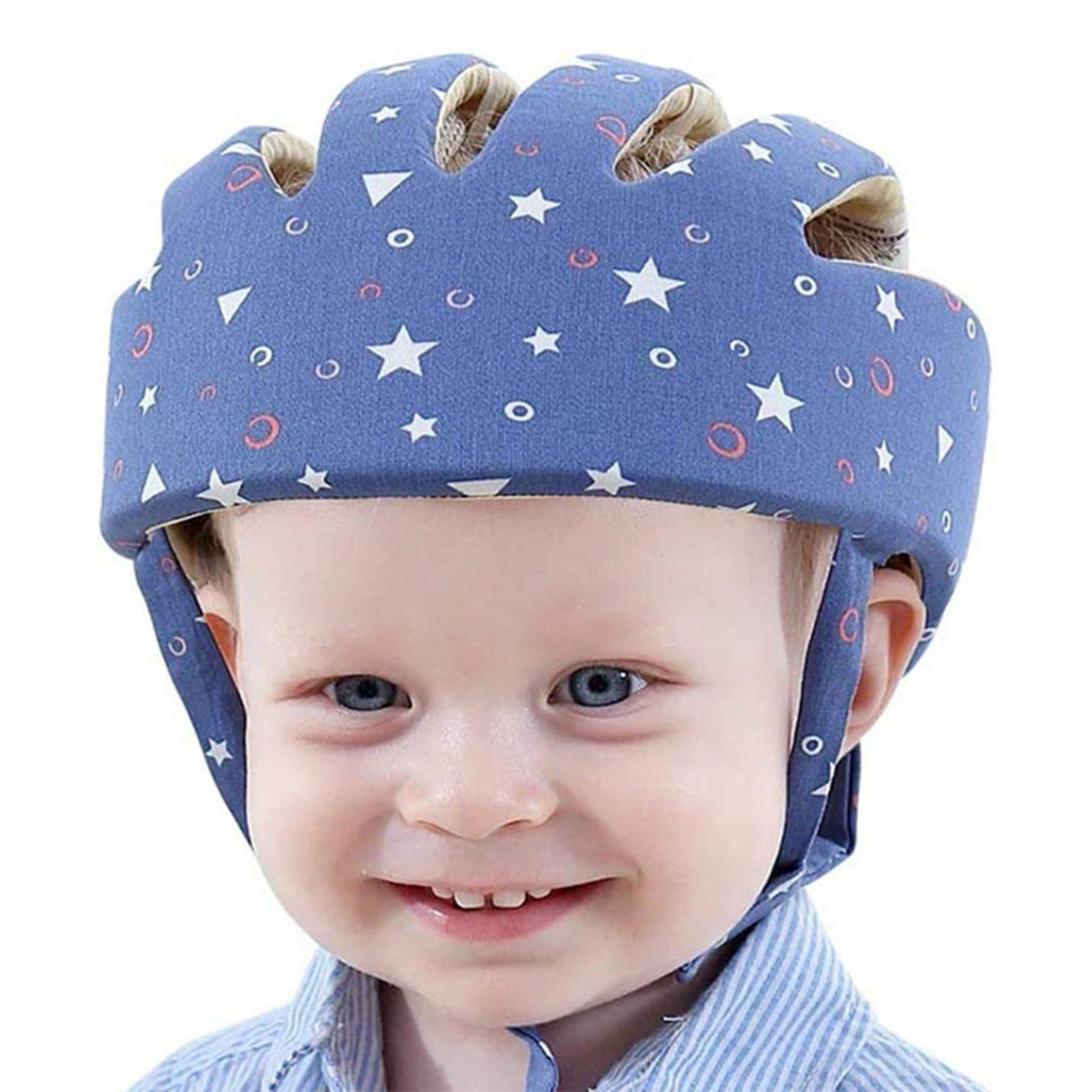 Baby Ja Kinderhelm Babyhelm,Kopfschutz Baumwollmütze,Lauflernmütze für Kinder, Baby-Krabbelhelm,verstellbare Kleinkind-Schutzmütze,stoßfest