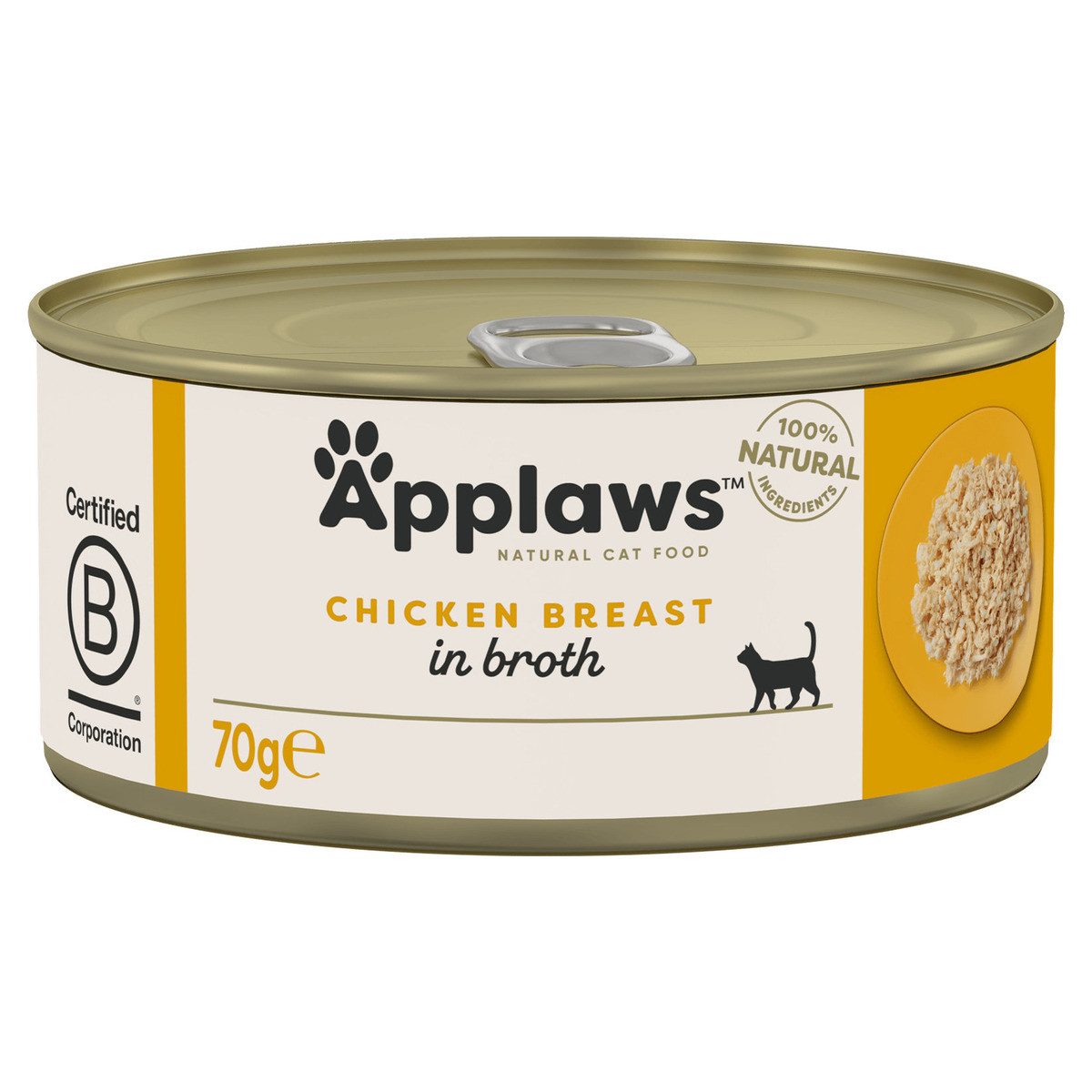 Applaws Hühnchenbrust 70 g - 24 Stück, Nassfutter für: Katze