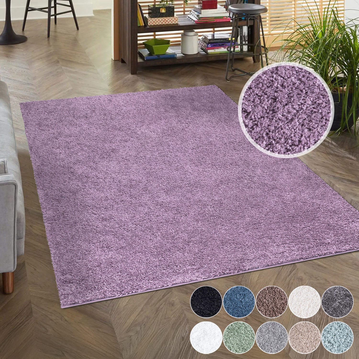 Carpet City Hochflor-Teppich City Shaggy, rechteckig, günstig online kaufen