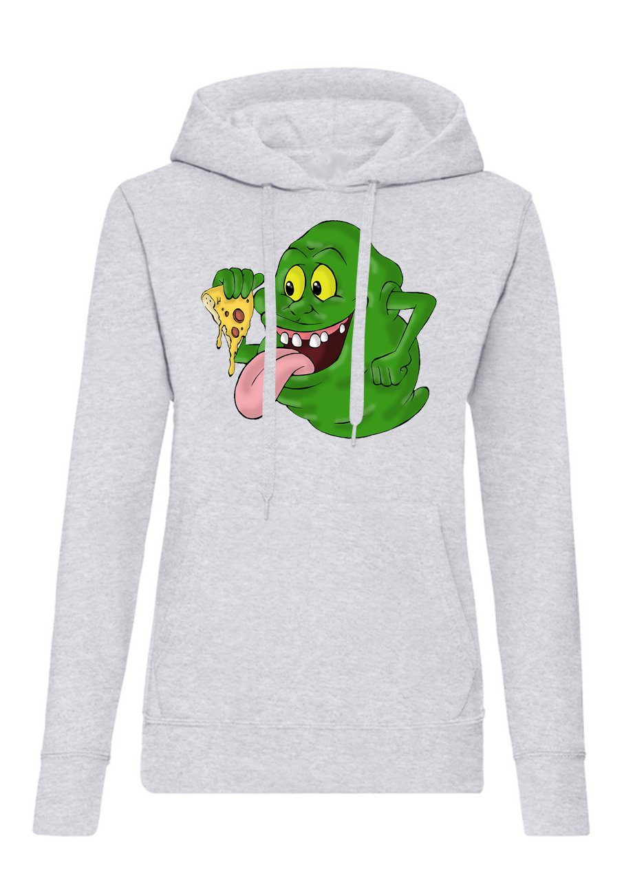 Blondie & Brownie Hoodie slimer_d_hoodie Damen Hoodie Retro Print Patch Fantasy Kultlook SlimerLegends Damen Retro Fantasy Hoodie