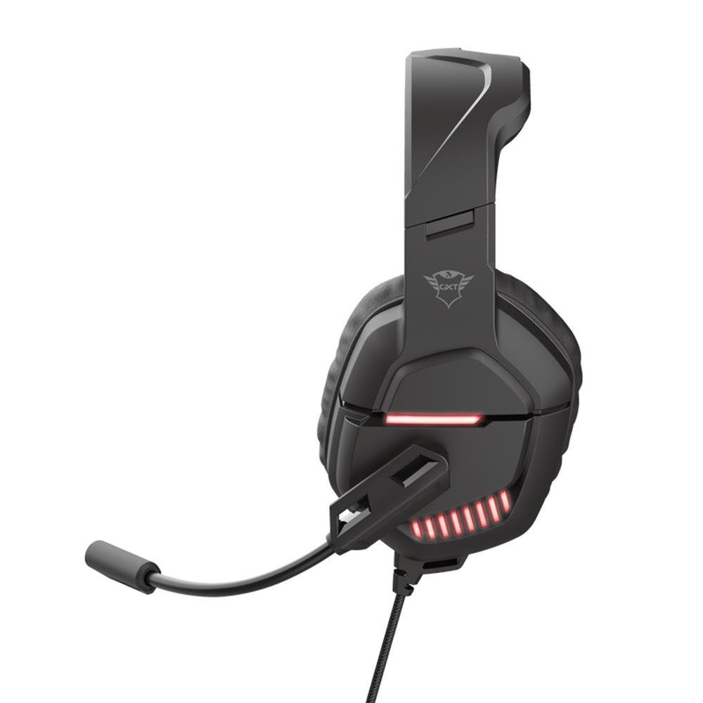 Trust GXT 448 Nixxo Gaming-Headset mit PC, für kabelgebunden) LED-Beleuchtung, (Over-Ear