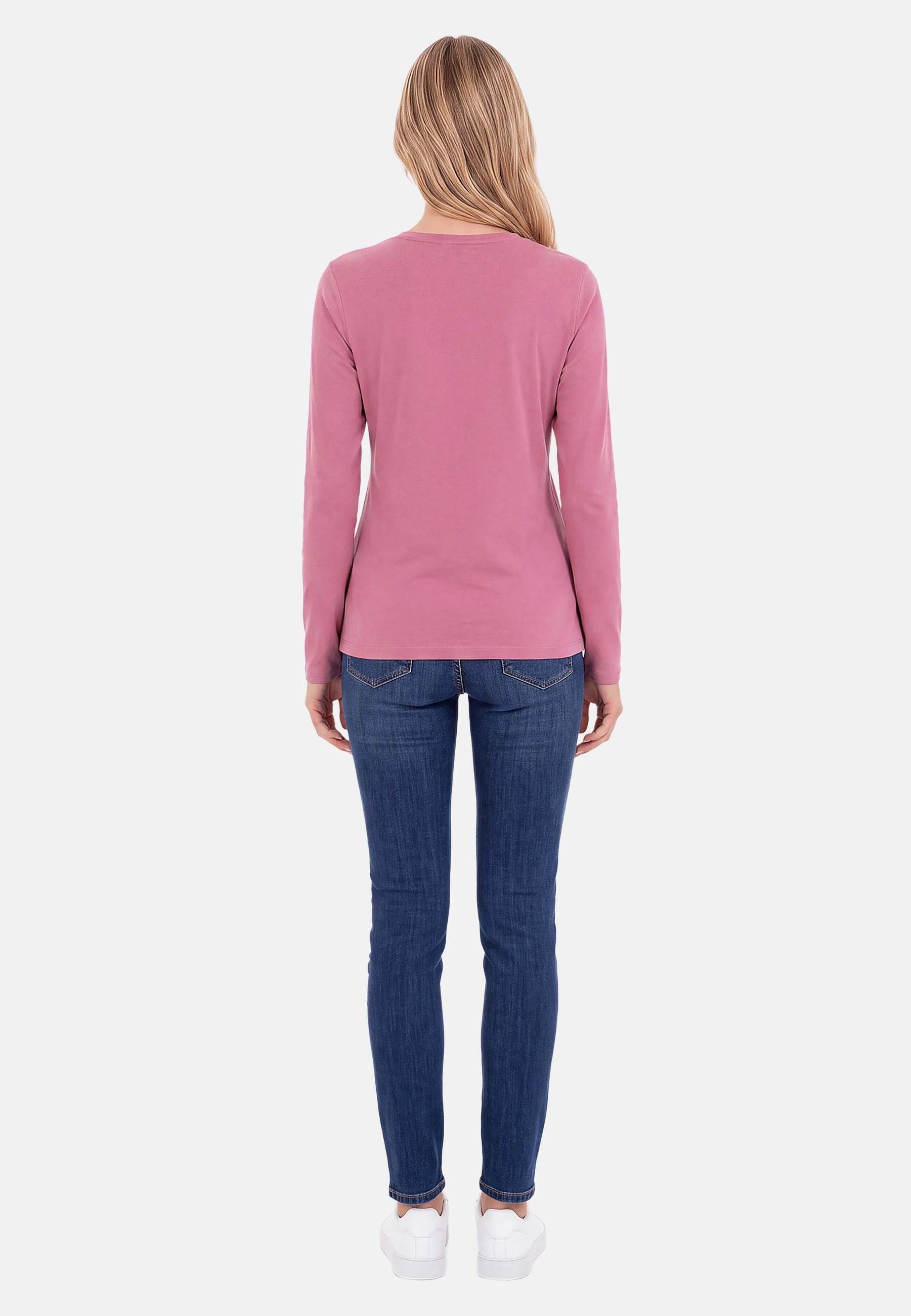 U.S. Polo Assn. Langarmshirt mit V-Ausschnitt und Stickereidetails Elastisches Longsleeve mit normaler Passform – Bild 4 von 5