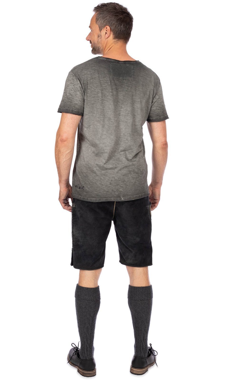 Hangowear Trachtenshirt T-Shirt ZACHY grau