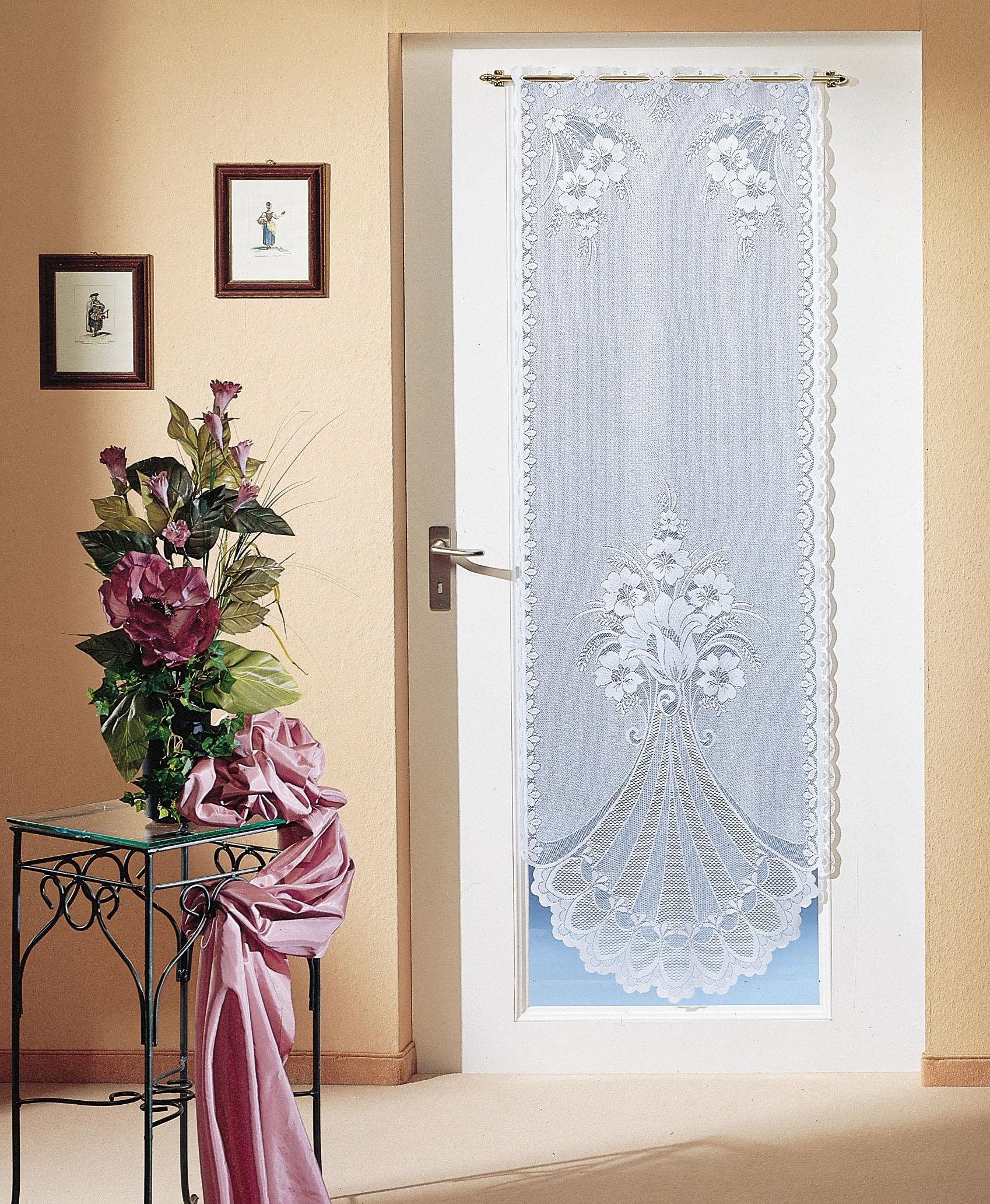 Weckbrodt Türvorhang Adria (1 St), Stangendurchzug, halbtransparent, Jacqua günstig online kaufen