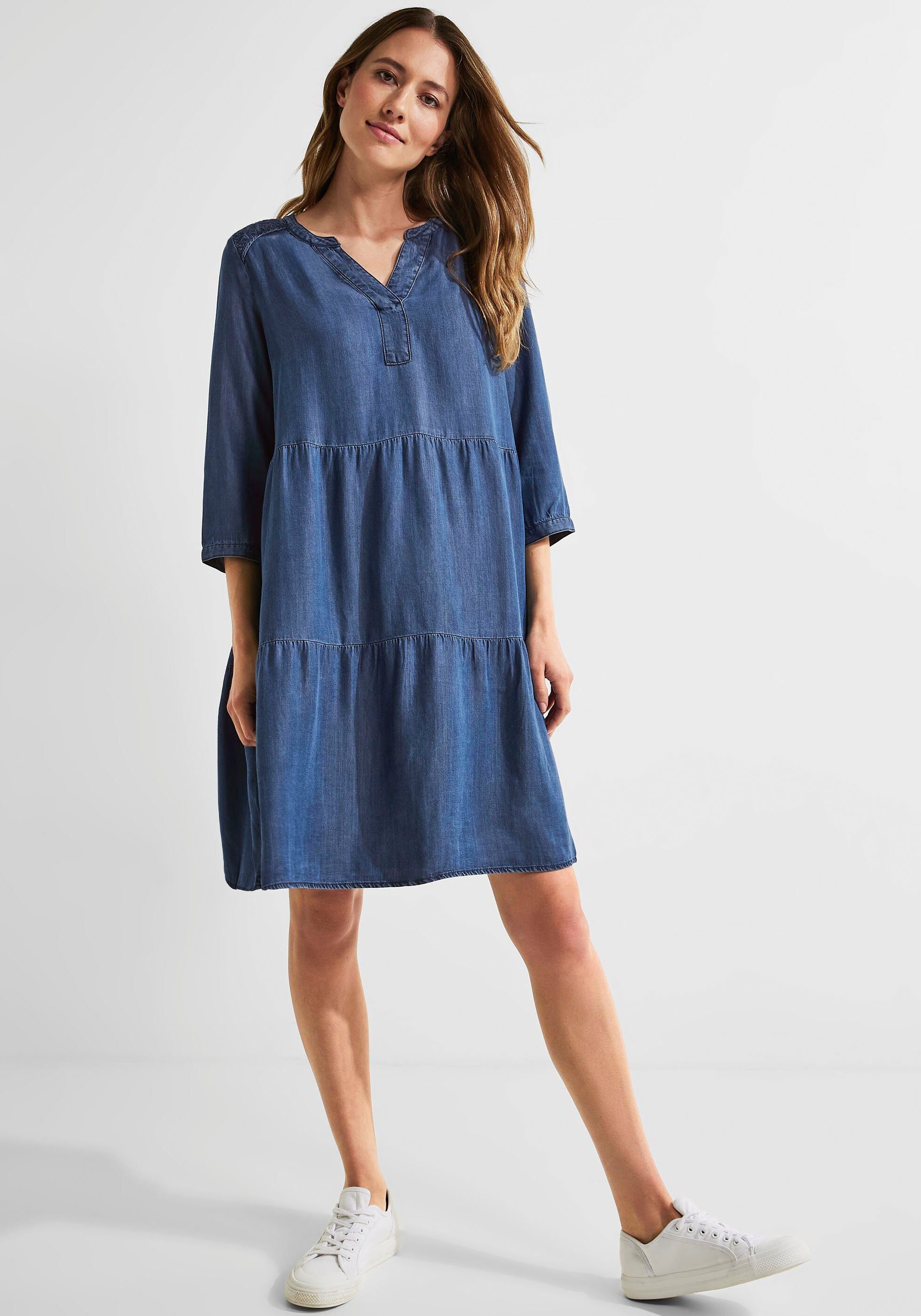 online kaufen Damen Blaue | für Leinenkleider OTTO Cecil