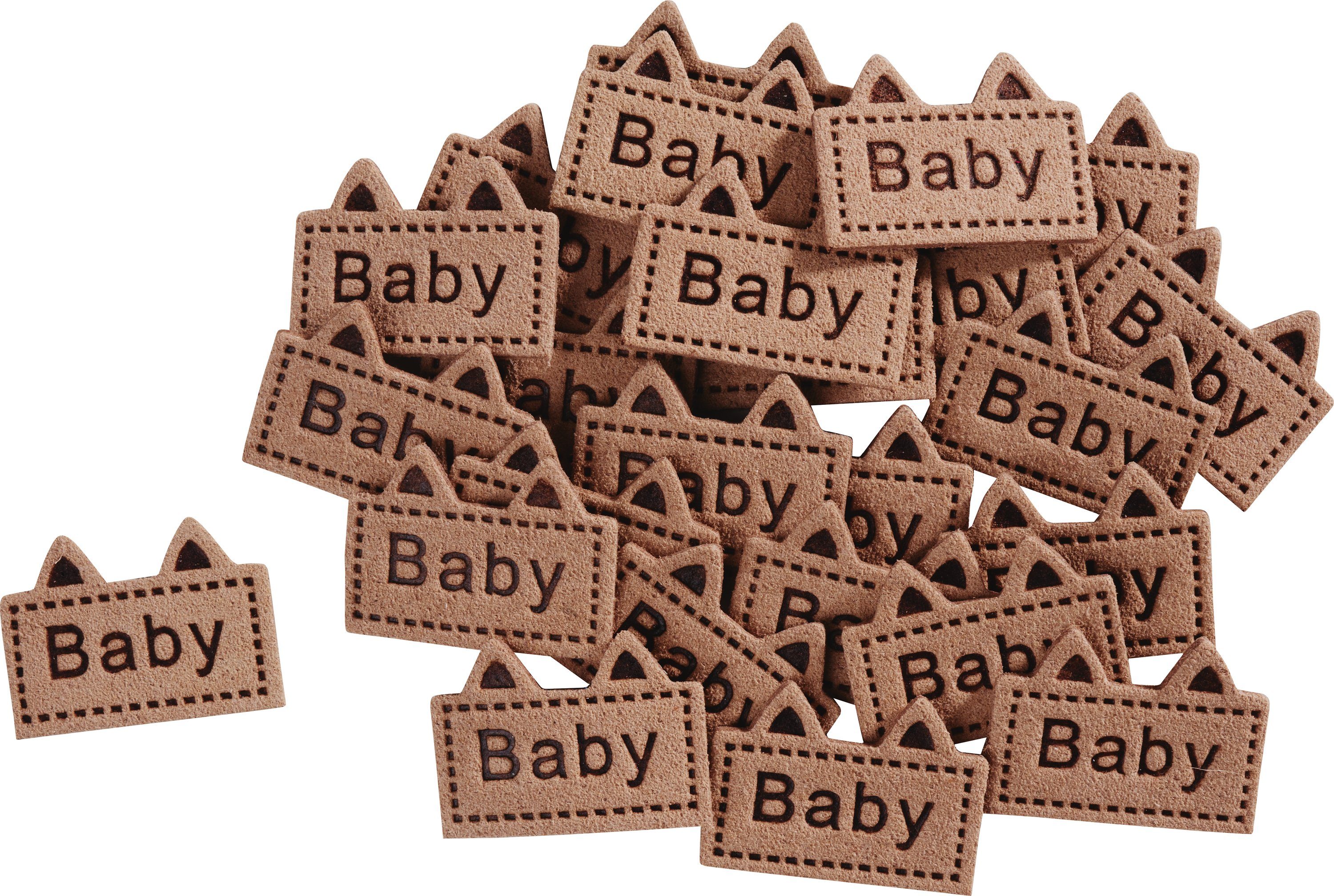 Patchies Kunstleder-Label Baby