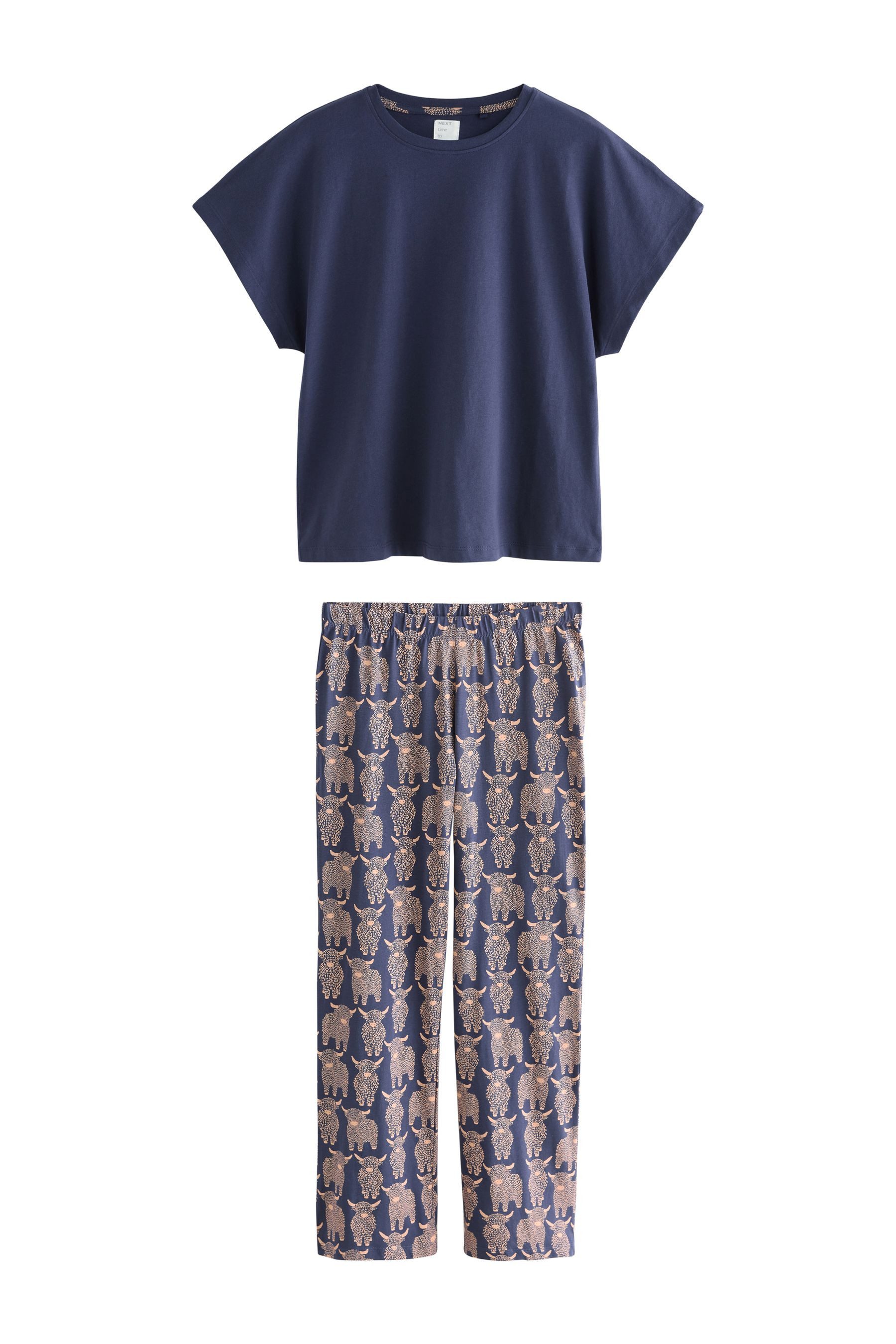 Next Pyjama Kurzarm-Schlafanzug aus 100 % günstig online kaufen