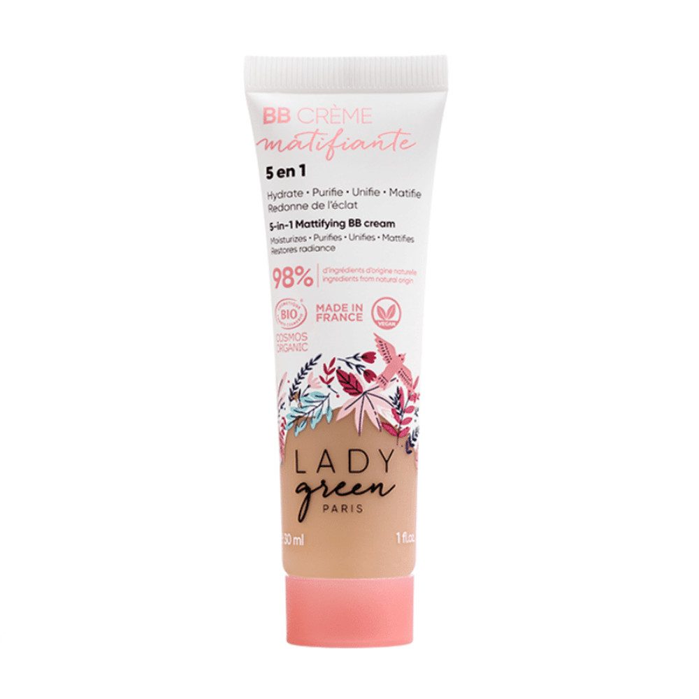 Boho Vegan BB Crème – Farbe Beige Doré, Leichte Deckung, Vegane Formel
