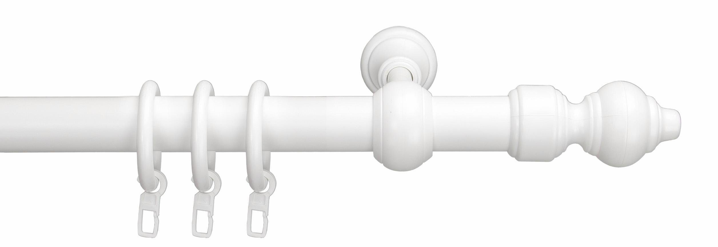 Liedeco Gardinenstange Thüringen, Ø 28 mm, 1-läufig, Fixmaß, verschraubt, K günstig online kaufen