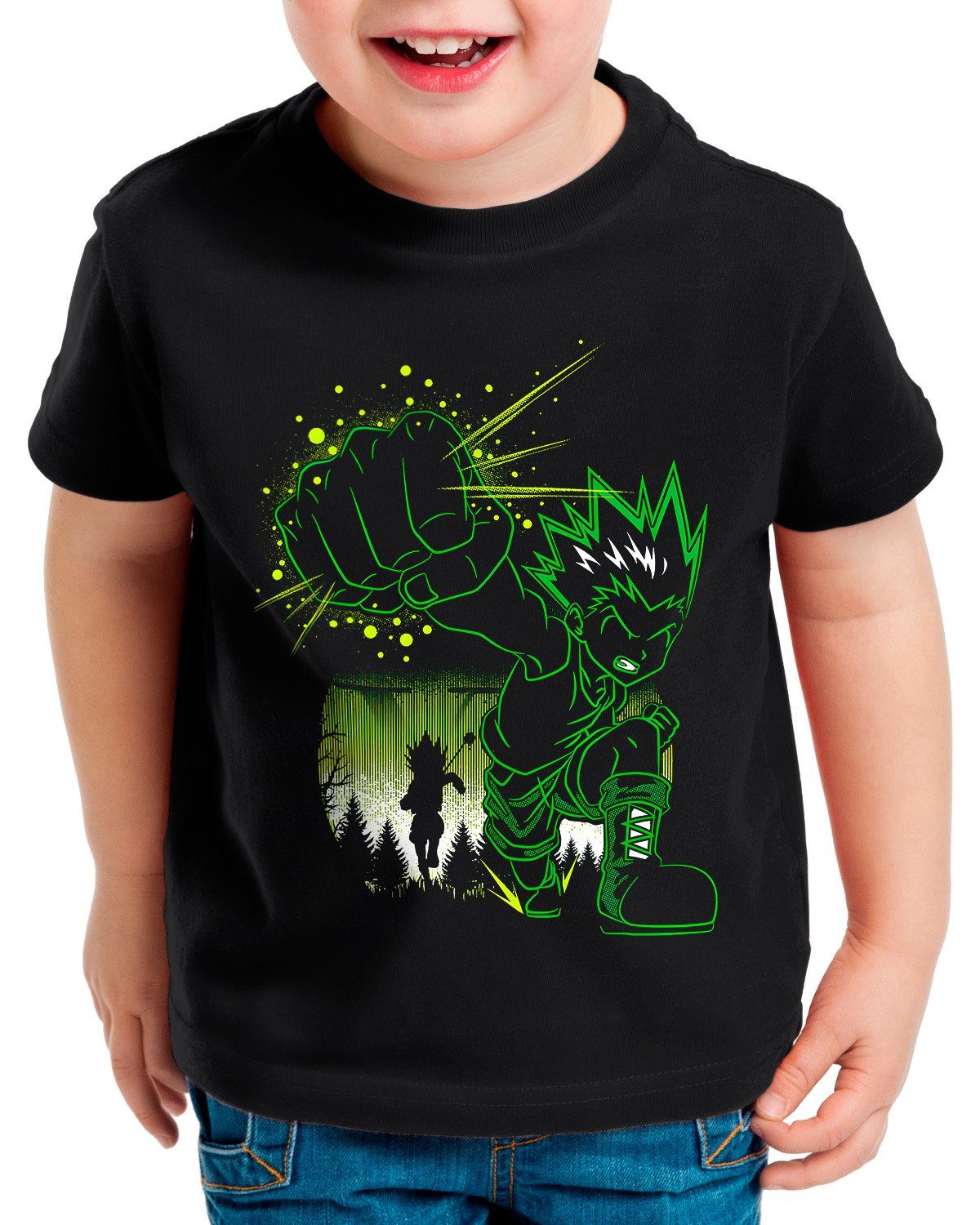 style3 T-Shirt The Jajanken hunter anime japan manga hunter x hunter