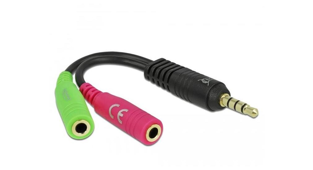 Delock Modem DeLOCK Headset Adapter 1 x 3,5 mm 4 Pin Klinkenste