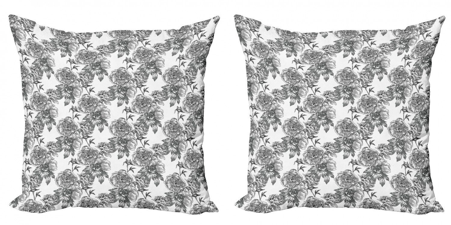 Kissenbezüge Modern Accent Doppelseitiger Pflanzen Abakuhaus Blossom (2 Stück), Digitaldruck, Spring Blumen