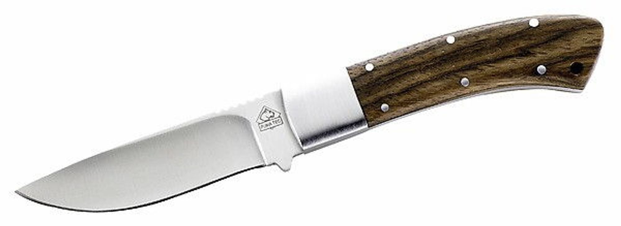 Puma Tec Taschenmesser Puma TEC Gürtelmesser, AISI 420, Zebrawood, Lederscheide Nr. 312609
