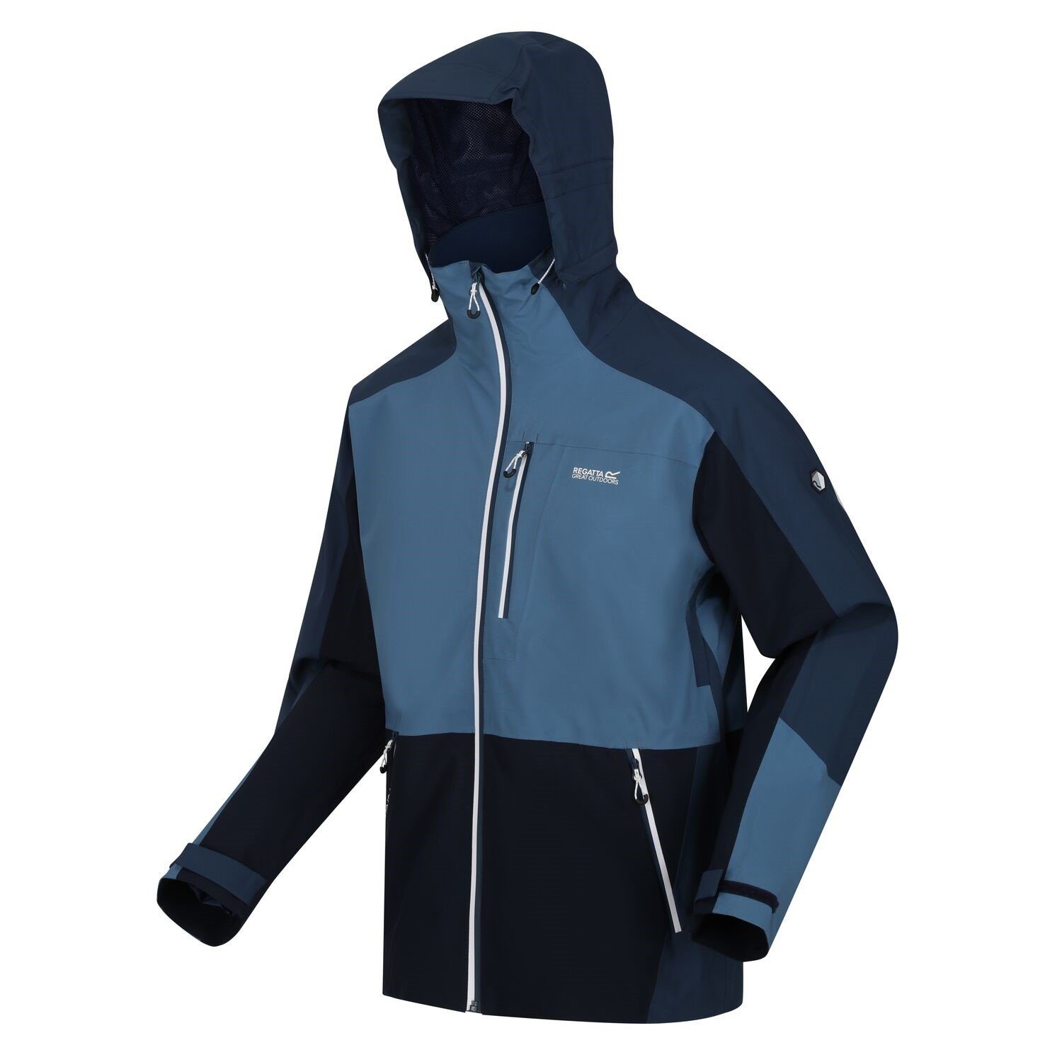 Regatta Regenjacke Bosfield für Herren mit verschweißten Nähten Wasserdicht Blau