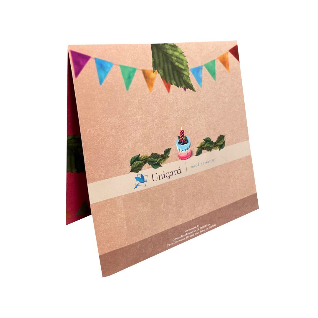 Erwachsene… - Kinder zum mit Grußkarten Geldgeschenke ideal - Geburtstag Gutscheine UNIQARD Aufnahmefunktion Glückwunschkarte - & Pop-up-Karte Für & UNIQARD Außergewöhnliche Geschenkideen, für 3D-Geburtstagskarte -