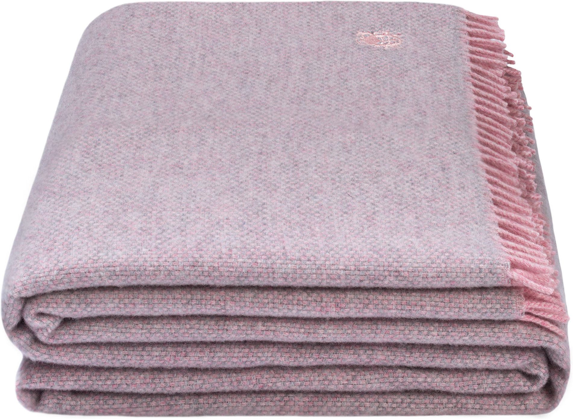 Wohndecke Must Relax, ZOEPPRITZ1828, klassisches unifarbenes Plaid aus dicker reiner Schurwolle