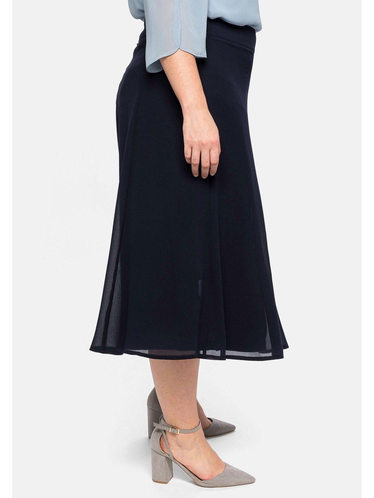 Sheego Sommerrock Große Größen in leicht ausgestellter Form