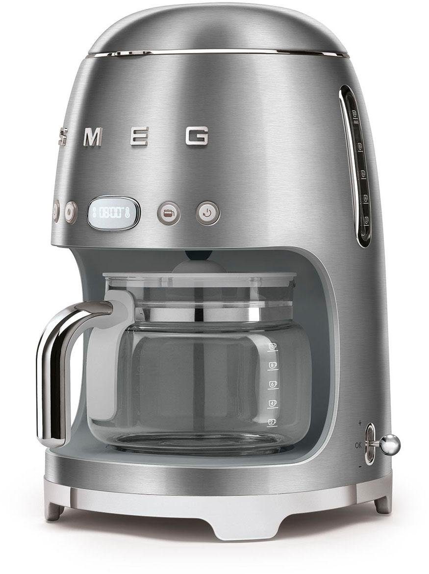 Smeg Filterkaffeemaschine DCF02SSEU, 1,4l Kaffeekanne, Permanentfilter 1x4