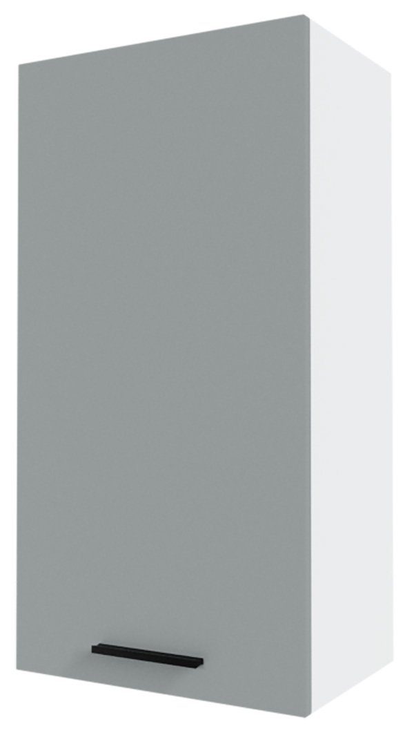 Feldmann-Wohnen Klapphängeschrank Bonn (Bonn, XL Hängeschrank) 50cm 1-türig Front- und Korpusfarbe wählbar dust grey matt