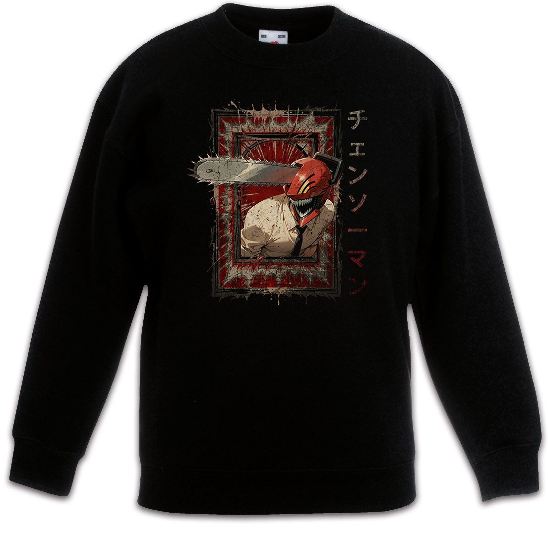 Sweatshirt Chainsaw Anime Kinderpullover Manga Man Denji Pochita Makima Power Aki
