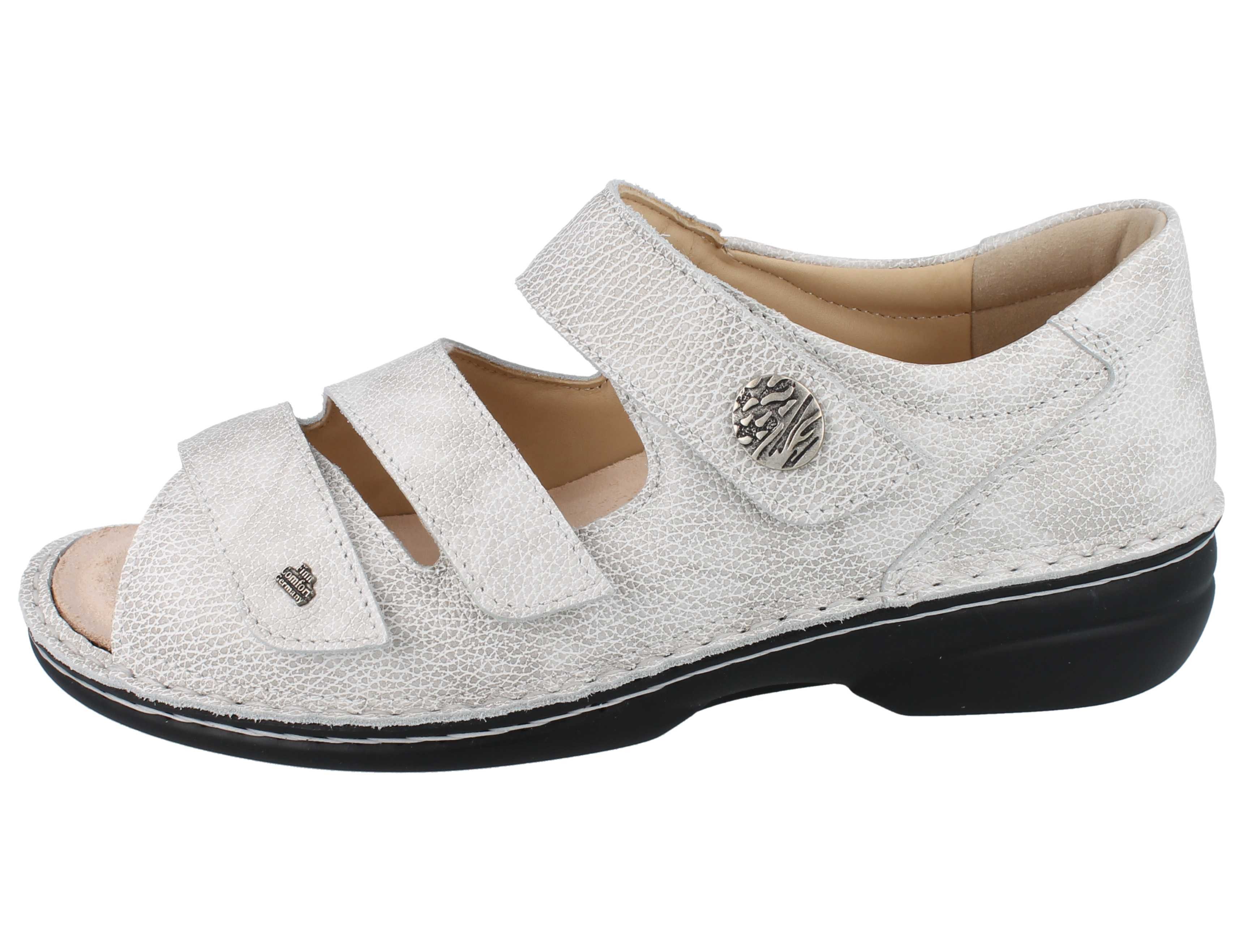 Finn Comfort FINN COMFORT PROPHYLAXE 96404 Damen Sandale taupe Glattleder - Größe: Sandale Wechselfußbett