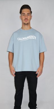 Calmamente Print-Shirt Calmamente Wave T-Shirt Oversize Shirt Print Shirt Calmamente Print