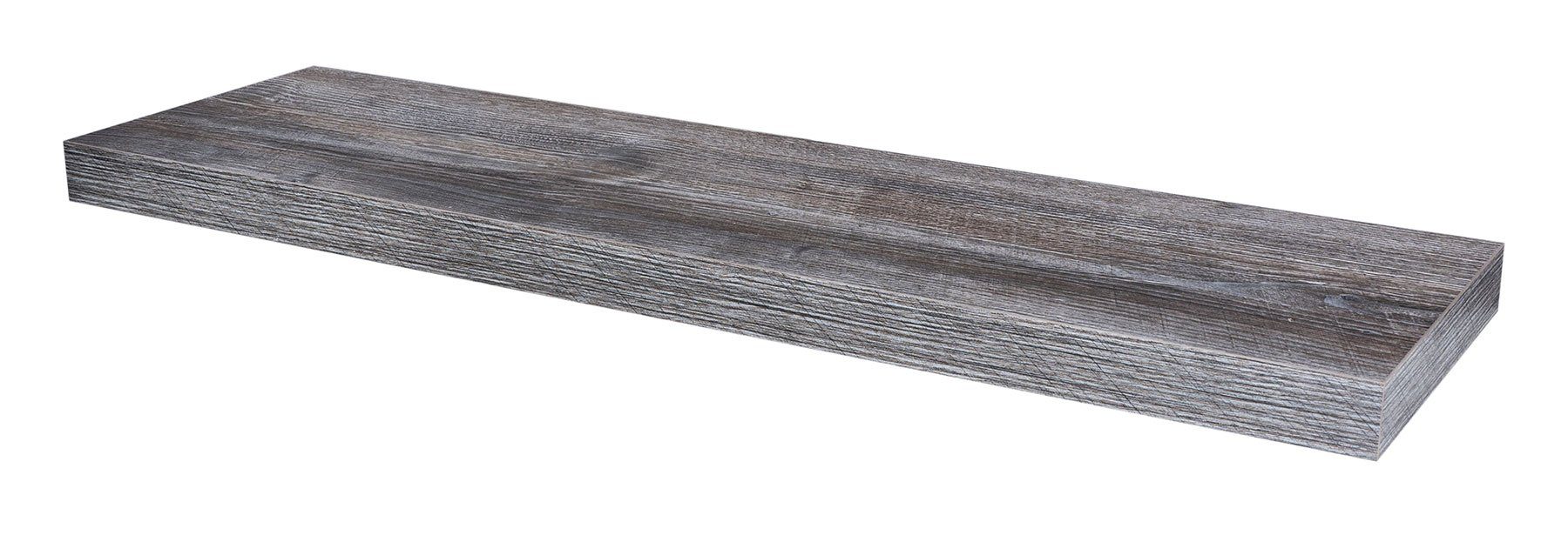 Levandeo® Wandregal, Wandboard Bobby 80cm Altholz Shabby Chic Vintage Wandregal Regal