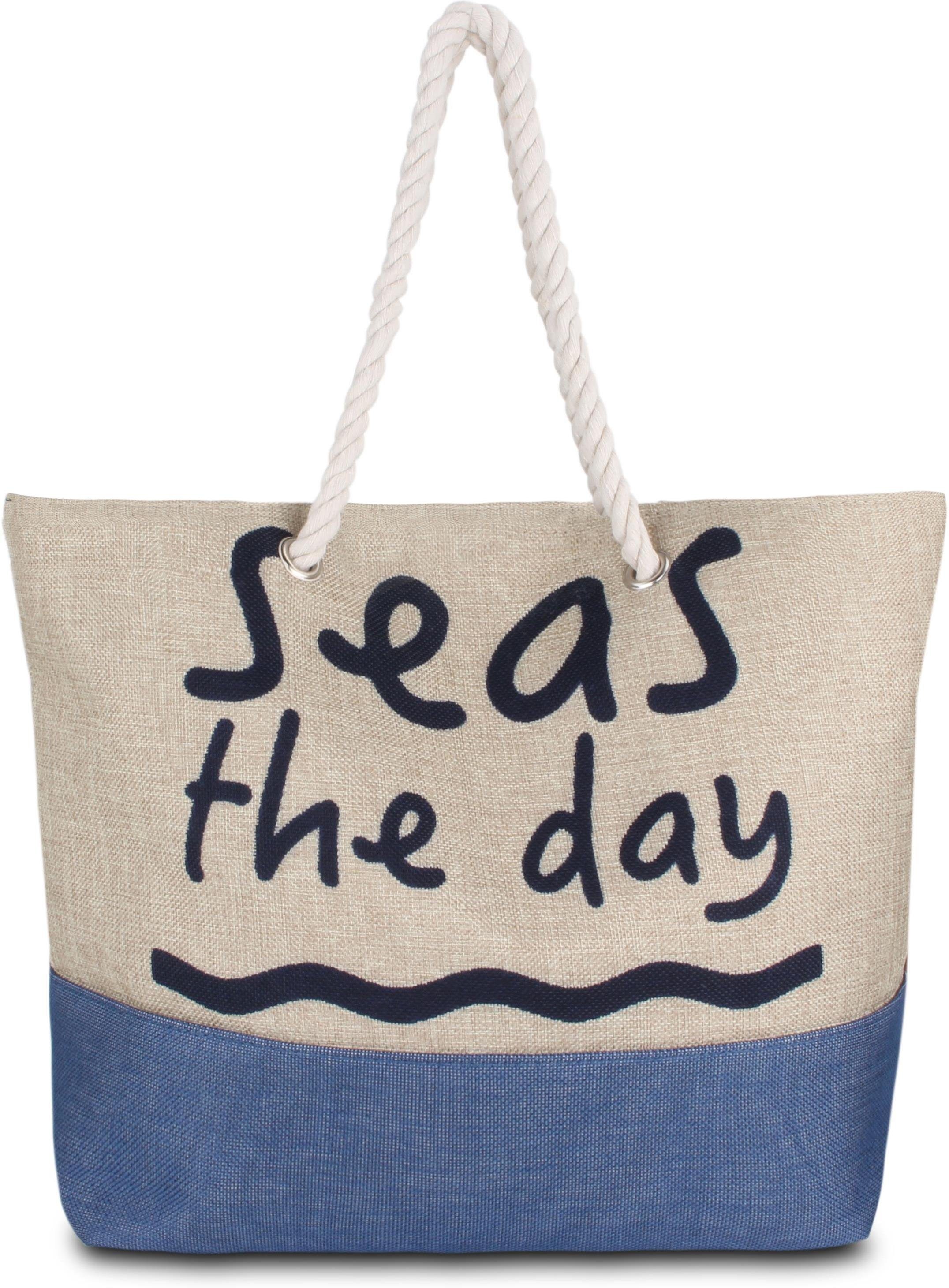 normani Strandtasche Bequeme Sommer-Umhängetasche, Strandtasche, Schulterta günstig online kaufen
