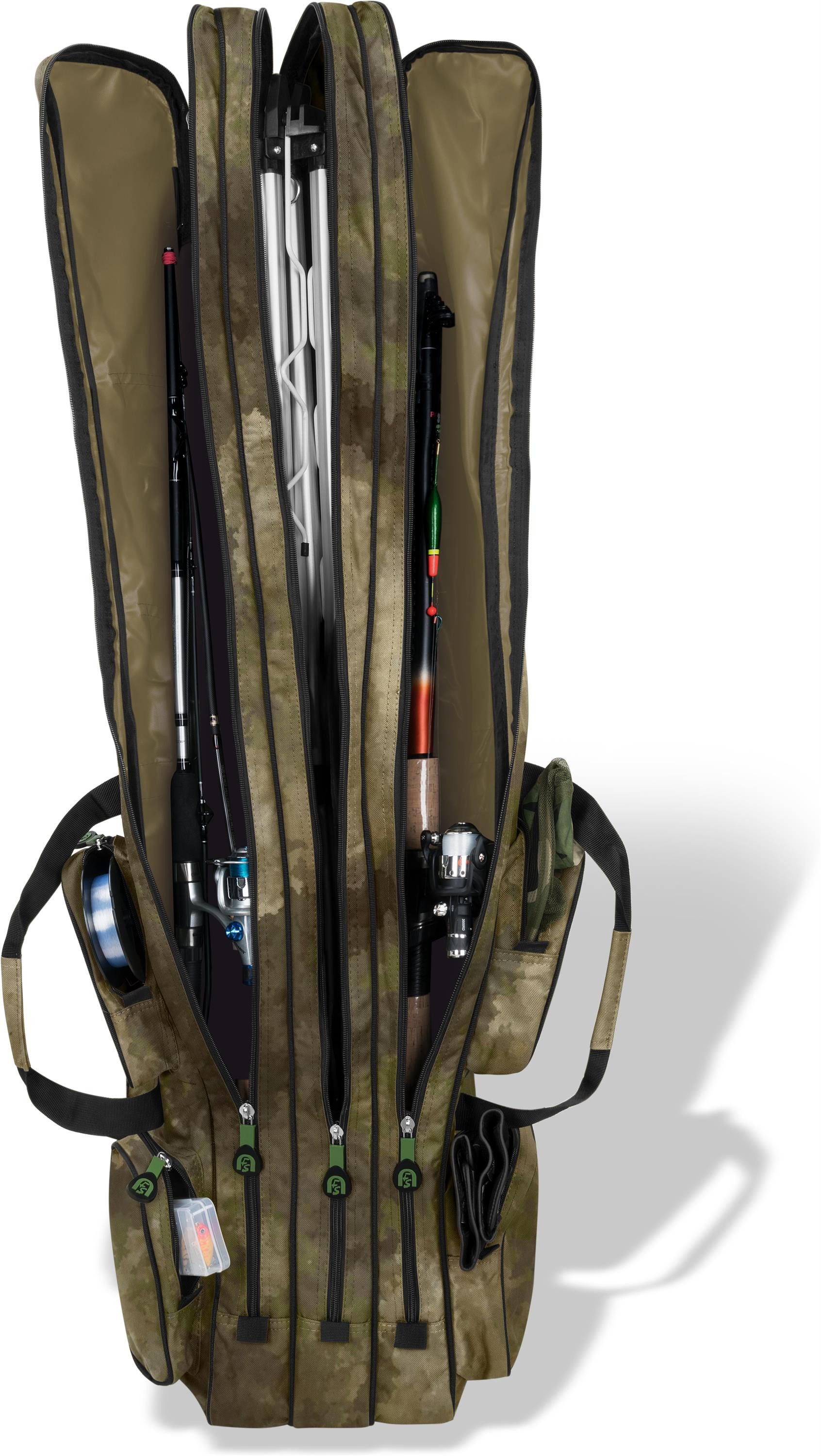 normani Angelrutentasche, Rutenfutteral Angelrutenrucksack Angelrutentasche günstig online kaufen