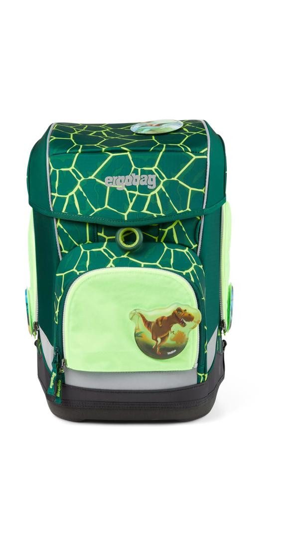 ergobag Schulranzen Fluo Zip Set (3-tlg), reflektierend