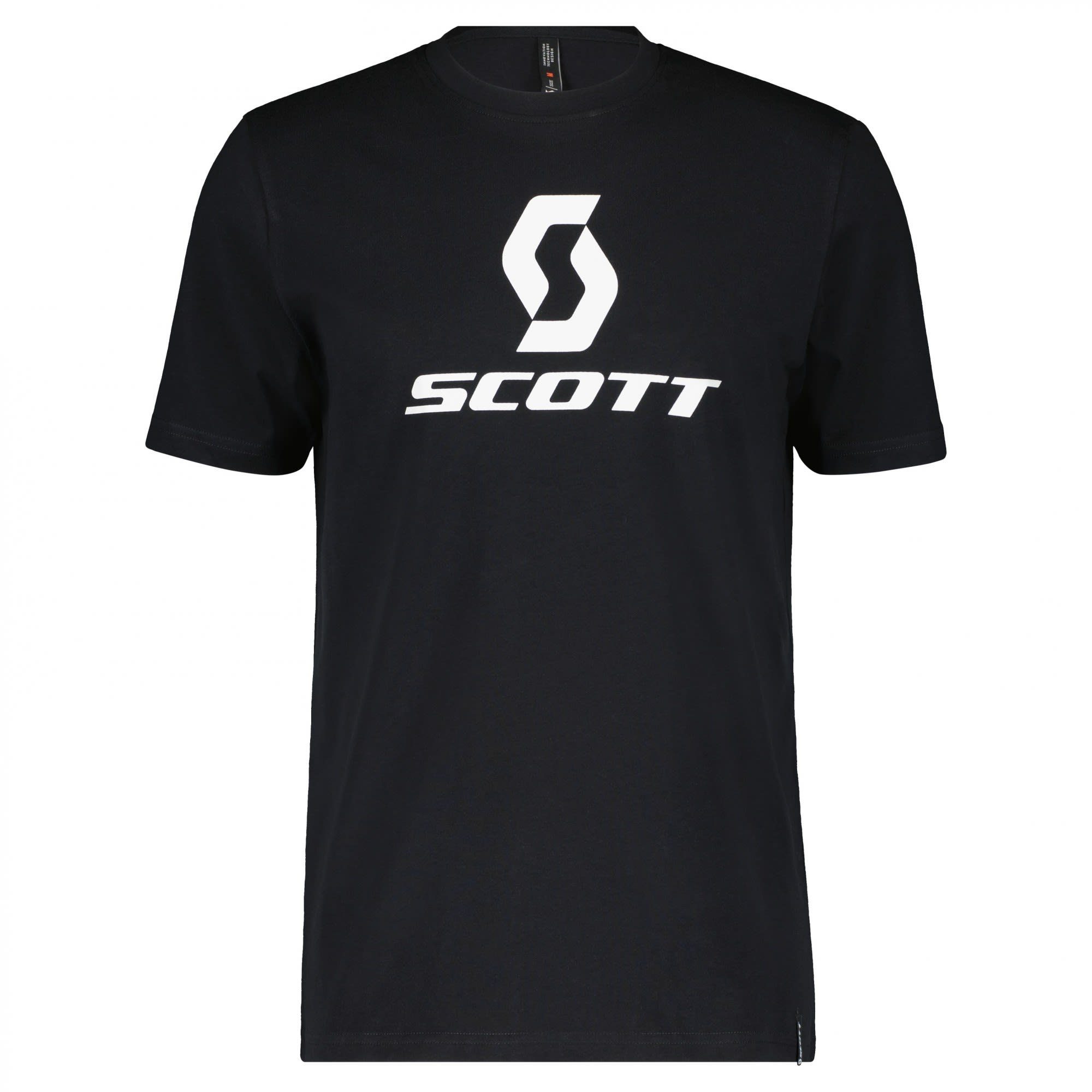 Scott T-Shirt Scott M Icon S/sl Tee Herren Kurzarm-Shirt Black