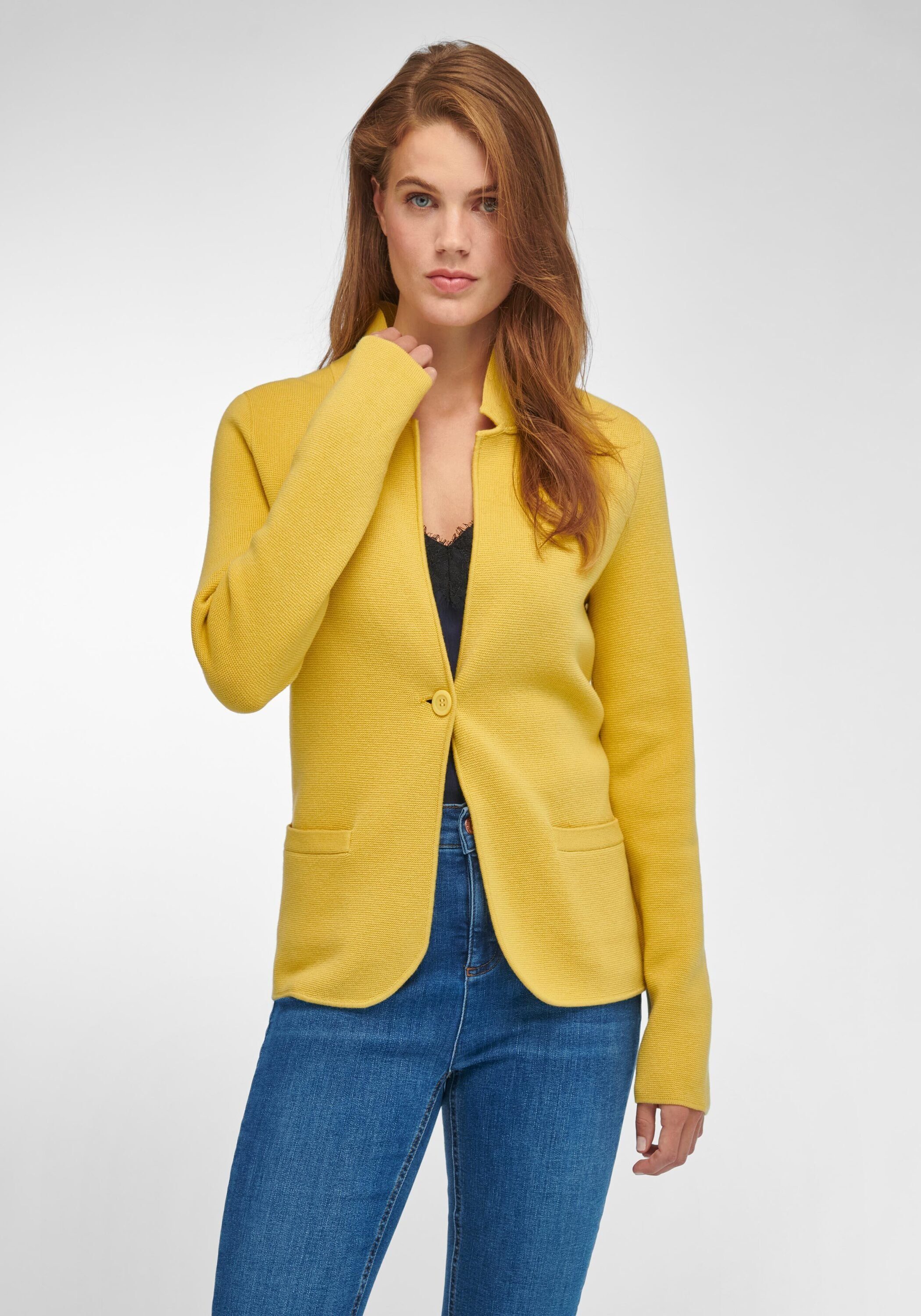 Peter Hahn Cardigan new wool QUINCE-MELANGE