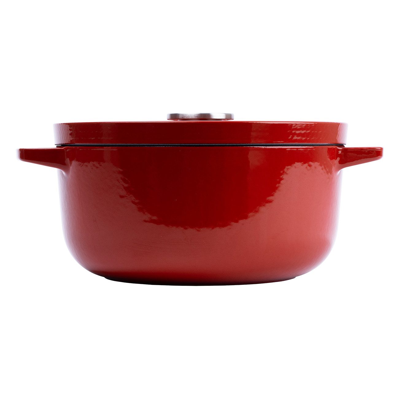 KitchenAid Kochtopf CC006057-001, Kunststoff, Gusseisentopf, alle Herdarten, ofenfest bis 260°C, Ø 22 cm