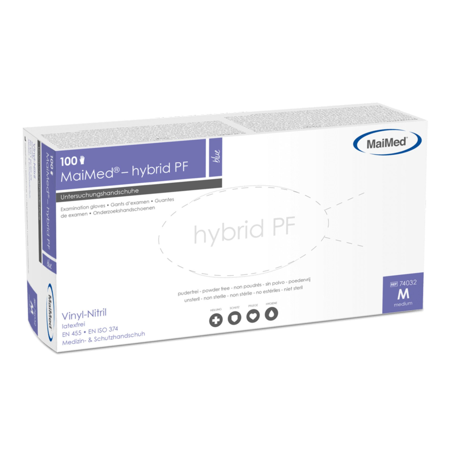 MaiMed Einweghandschuhe MaiMed Hybridhandschuh Blau günstig online kaufen