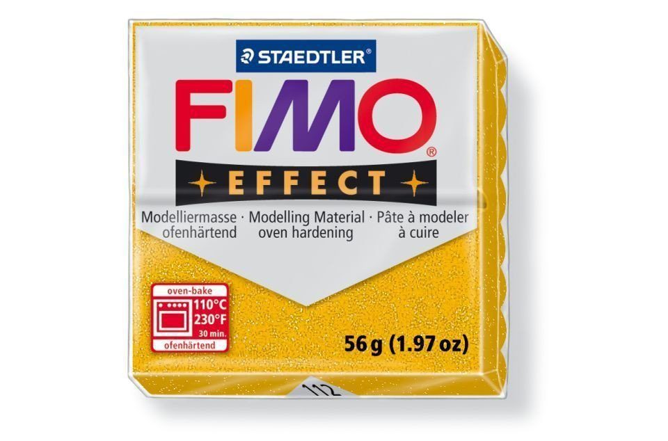 57 STAEDTLER Bastelnaturmaterial Gramm effect gold Fimo