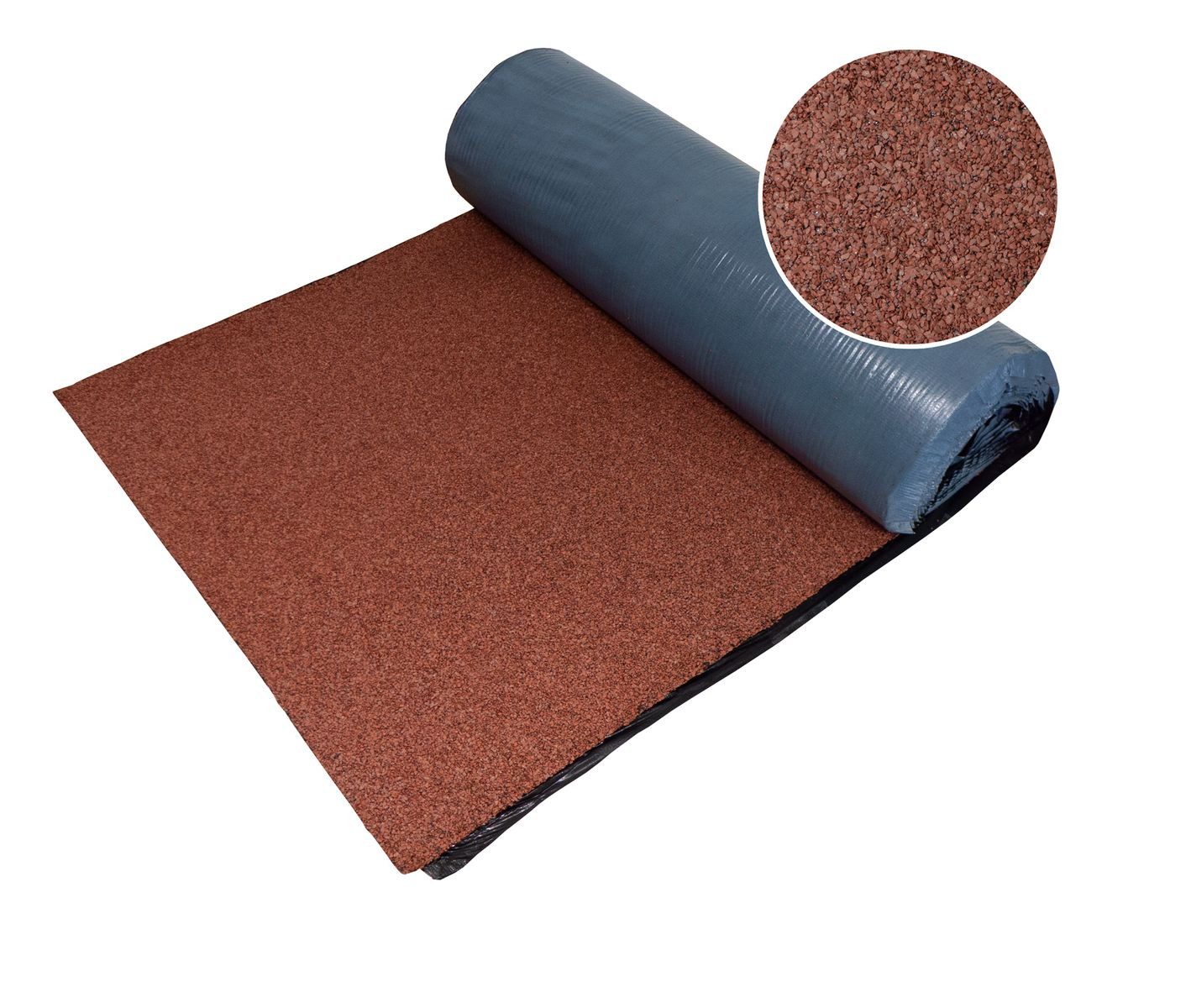 Onduline Dachbahn Dachbahn KSK Gartenhausbahn 50cm x 5m, Farbe: rot, (1-St), kaltselbstklebende Dachfolie