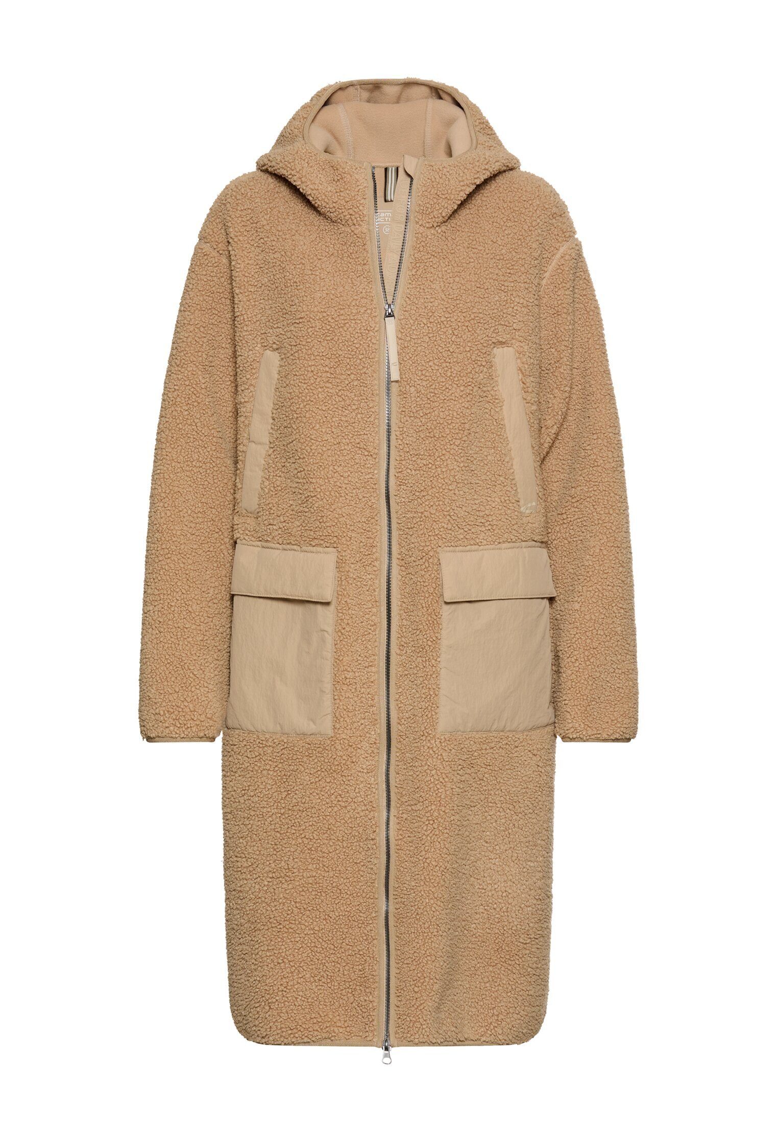 camel active Parka mit 2-Wege Reißverschluss Langarm (1-St)