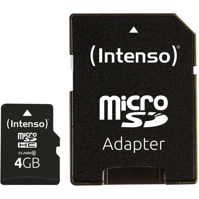 Intenso microSDHC 4 GB Class 10 Speicherkarte