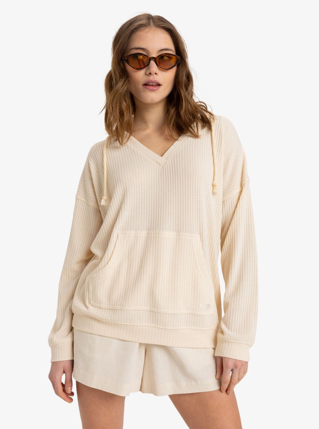 Roxy Hoodie Roxy Kapuzenpulli Ocean Drive Cream